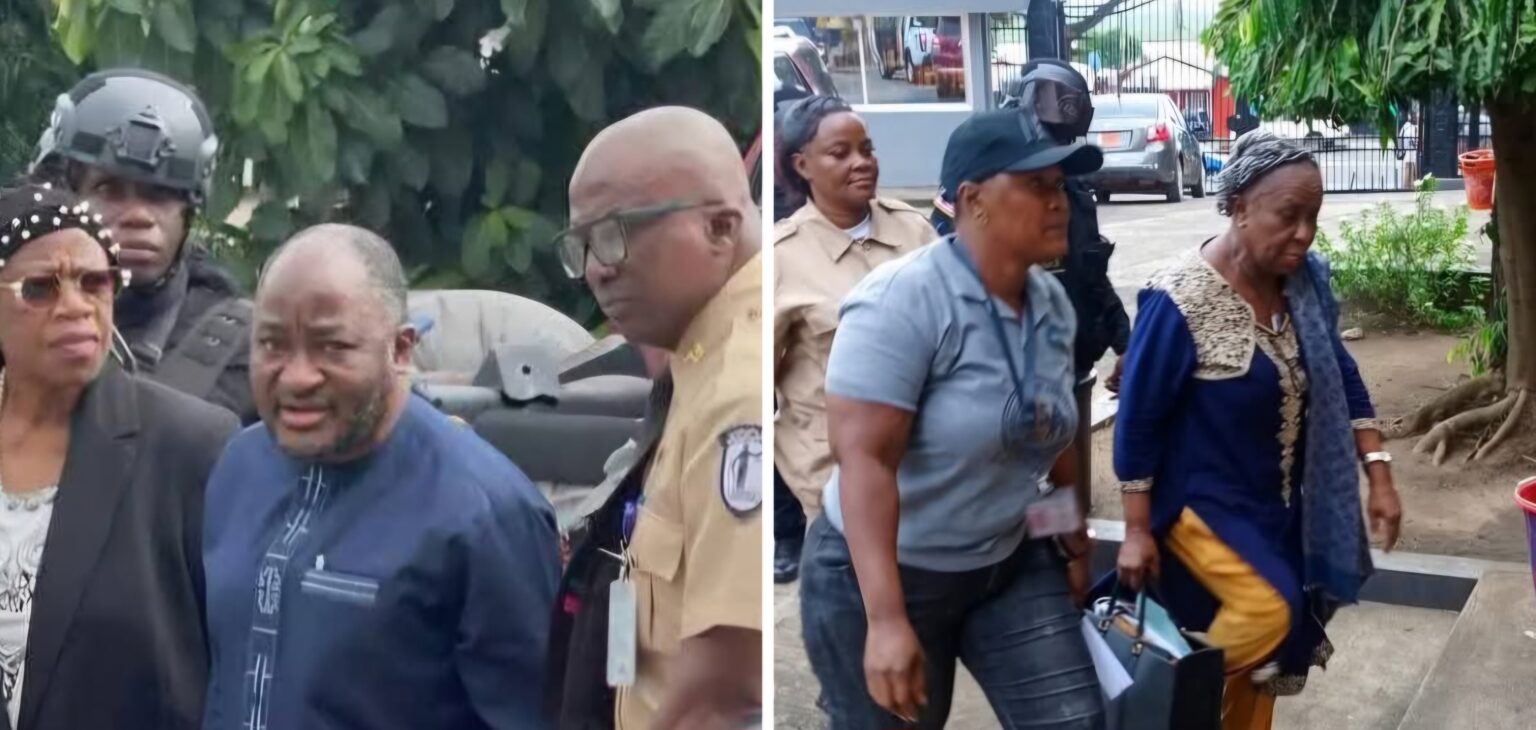 Former Foreign Minister Dee- Maxwell Saah Kemayah Sr. And Former Power Theft Task Force Head Mary Broh Send To The Monrovia Central Prison In Connection with Alleged Rice Mismanagement Scandal