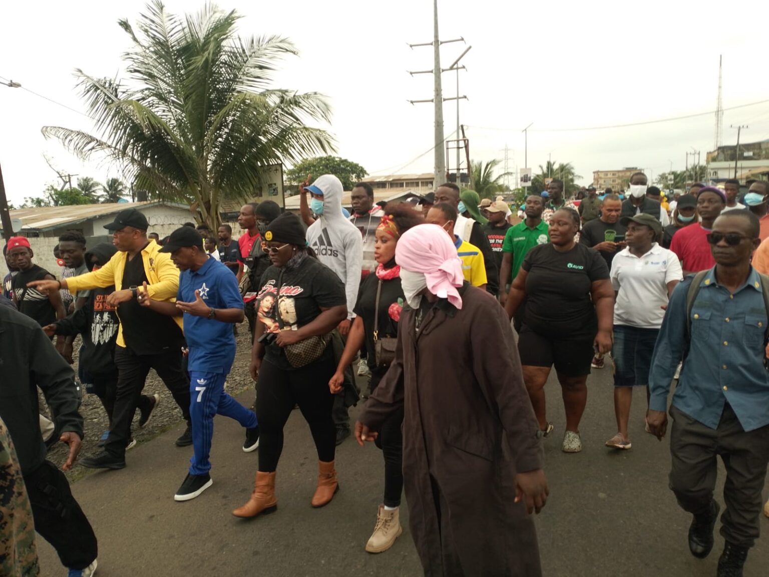 Decimal TurnOut Of Protesters In Some Parts Of Montserrado County