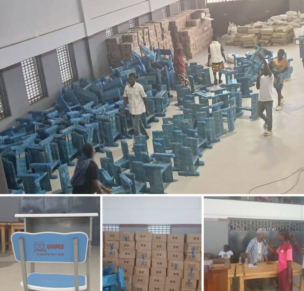 Modern Armchairs Introduced at Multilateral High School in Voinjama City, Lofa County