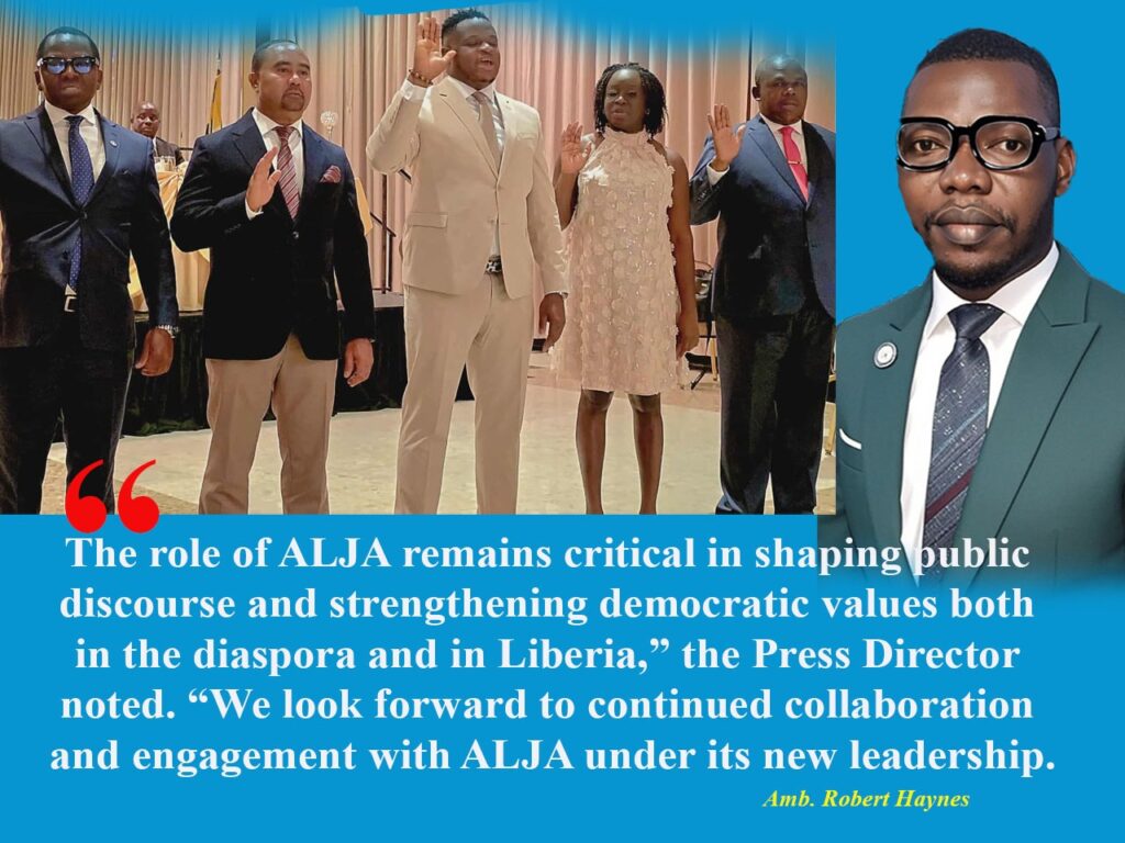 Liberian House Press Director Applauds ALJA Election Outcomes