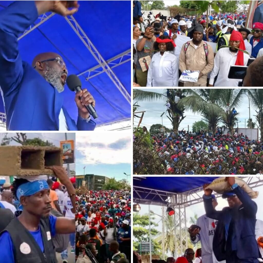 George Weah Vows Rebuilding as CDC Launches Headquarters Project