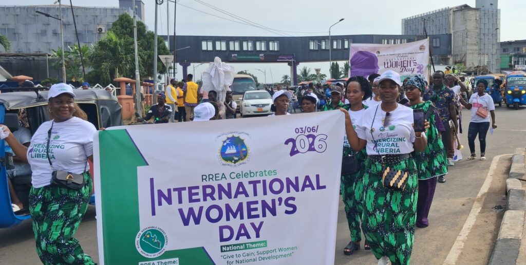 Women Powering Change: RREA Staff Join Liberia’s Global Women’s Day Celebration for the First Time