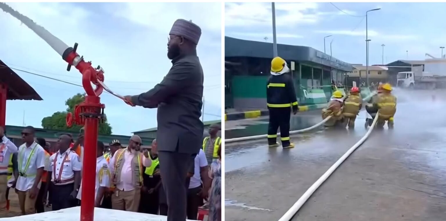 Liberia Enhances Fire Safety at Freeport of Monrovia with New Hydrant SystemBy: Julius Konton