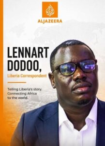 Liberia Celebrates Global Media Breakthrough as Lennart Dodoo Joins Al Jazeera Network