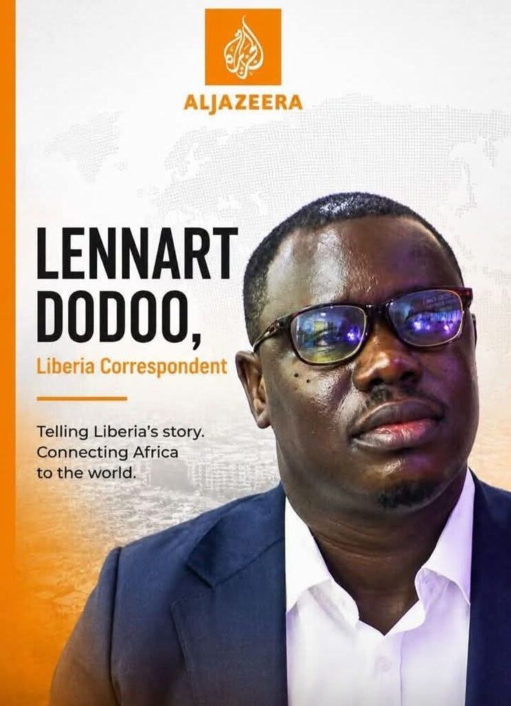 Liberia Celebrates Global Media Breakthrough as Lennart Dodoo Joins Al Jazeera Network