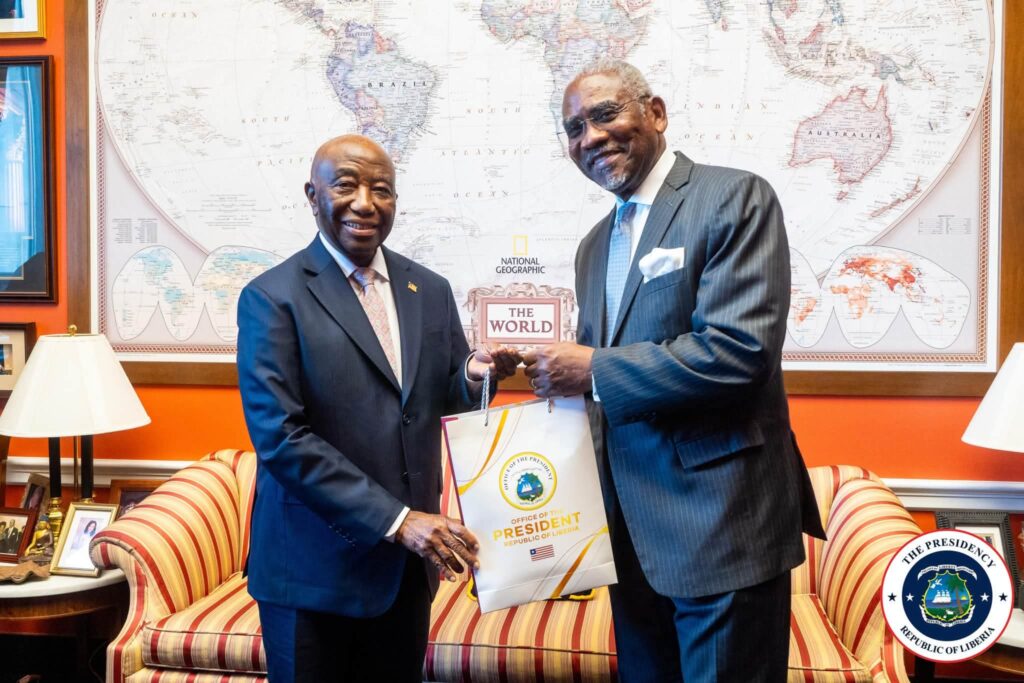 Liberia Seeks Deeper U.S. Partnership as Boakai Meets Foreign Affairs Ranking Member Meeks